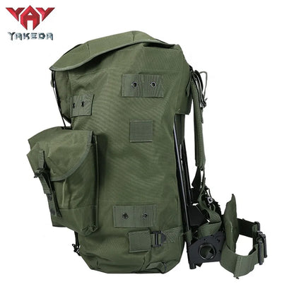 Sac à Dos Tactique YAKEDA 600D – Grande Capacité avec Cadre en Fer, Résistant et Polyvalent - BLACKBEARD OUTDOOR INDUSTRIES