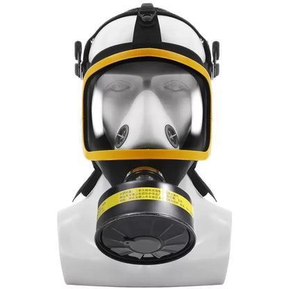 Masque Respiratoire Intégral Silicone – Filtres 3# 4# 7# – Peinture Pesticides Gaz