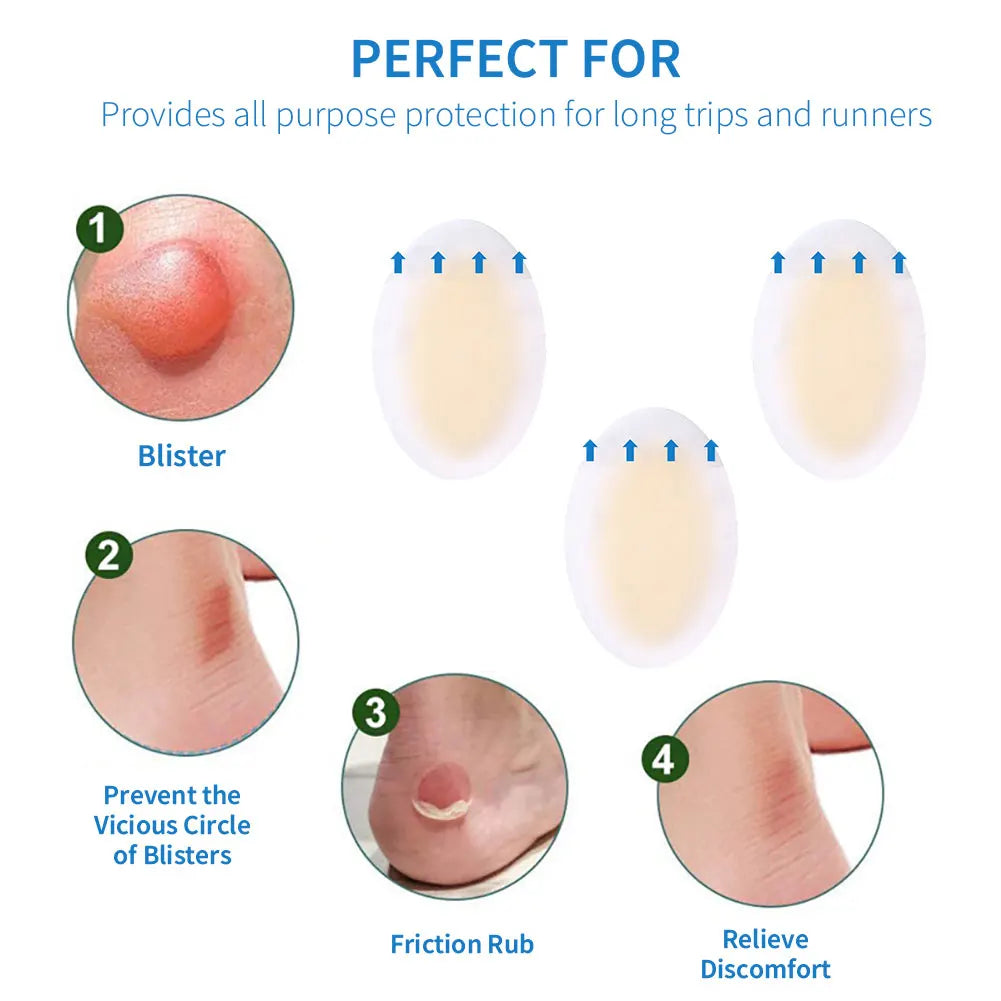 Patchs Hydrocolloïdes pour Talons – 10 ou 20 pièces - BLACKBEARD OUTDOOR INDUSTRIES