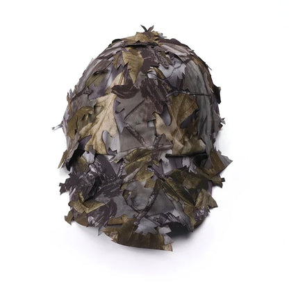 Casquette Tactique Camouflage 3D à Feuilles Bioniques – Chasse, Airsoft, Pêche, Observation Nature - BLACKBEARD OUTDOOR INDUSTRIES