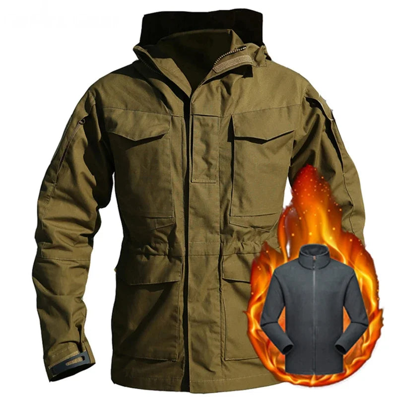Veste M65 Tactique Militaire Homme – Hiver | Imperméable, Polaire, Chaude & Résistante - BLACKBEARD OUTDOOR INDUSTRIES