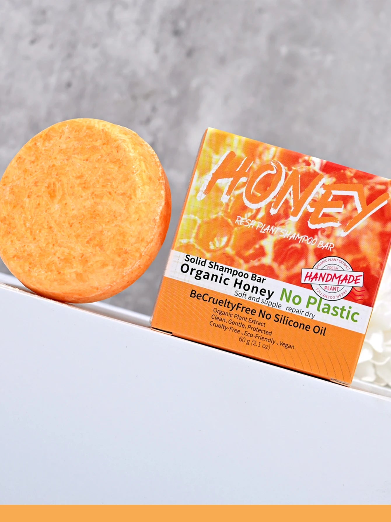 Shampooing Solide Nourrissant au Miel – Savon Artisanal pour Cheveux Forts et Équilibrés - BLACKBEARD OUTDOOR INDUSTRIES