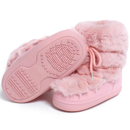 2025 Winter Snow Boots Women Ski Boots Luxury Fluffy Furry Fur Boots Female Rivets Warm Waterproof Platform Black Cotton Boots BLACKBEARD OUTDOOR INDUSTRIES