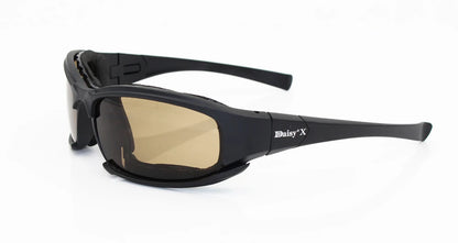 Daisy X7 Lunettes Tactiques Militaires – Kit 4 Verres Polarisés | Airsoft, Moto, Cyclisme