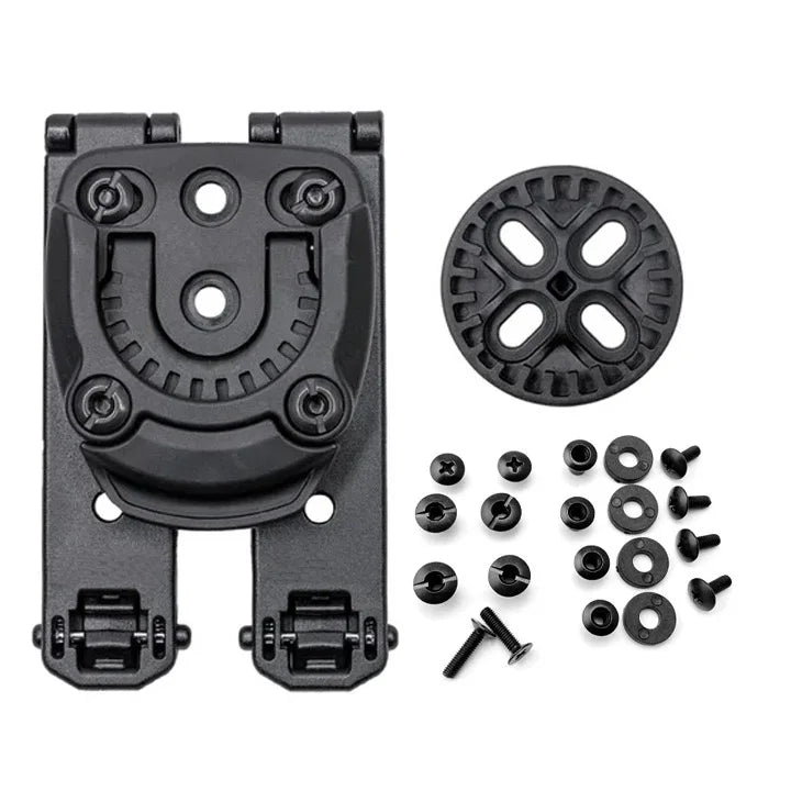 Système de Montage Rapide Tek-Mount MINI CNC Personnalisé pour Étui, Clip de Ceinture, et Équipement Tek-Lok BLACKBEARD OUTDOOR INDUSTRIES