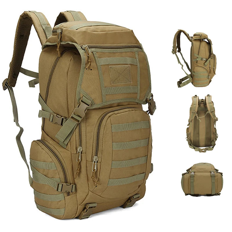 Sac à dos tactique en nylon pour randonnée et voyage