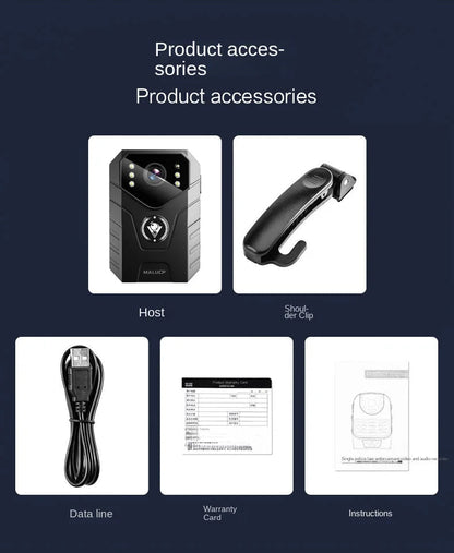 4K Digtal Body Camera Waterproof 1080P Infrared Night Vision Ma boutique