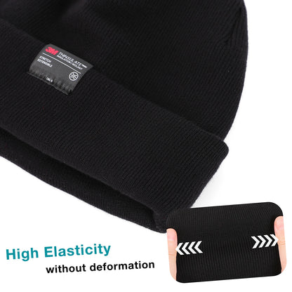 Bonnet Hiver Thermique 3M Thinsulate Polaire – Tricoté, Mixte, Ski et Outdoor