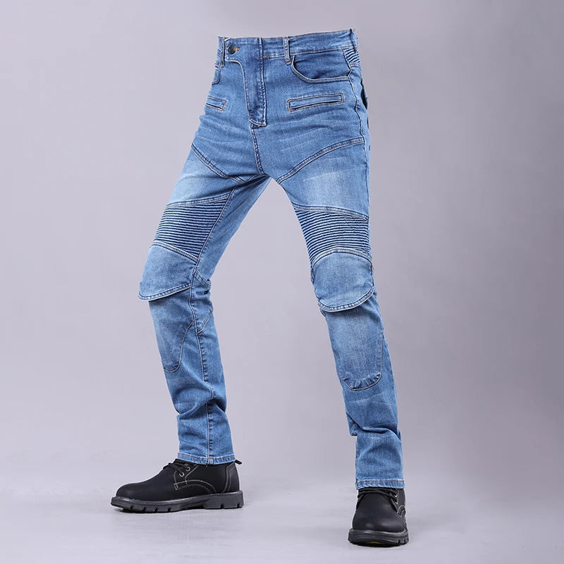Jean tactique renforcé 4 saisons à protections amovibles