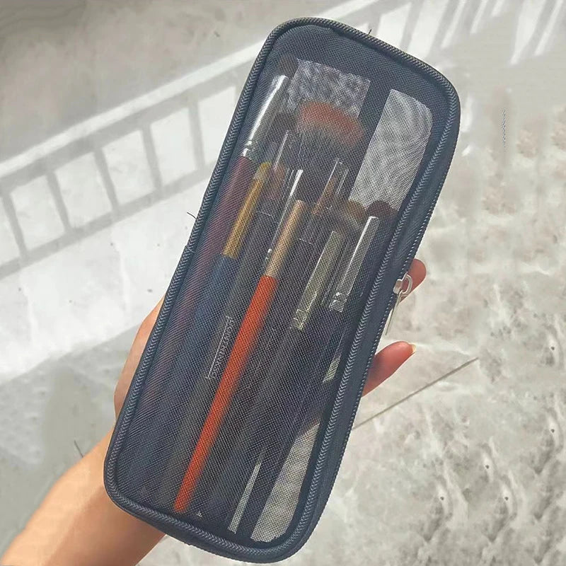 Trousse de Maquillage Transparente avec Fermeture Éclair – Organisateur Compact de Voyage pour Femmes - BLACKBEARD OUTDOOR INDUSTRIES