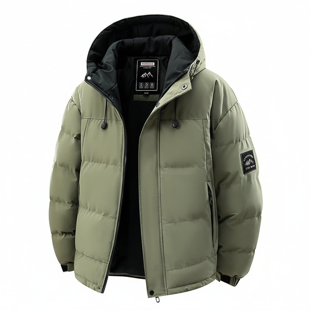 Veste homme à capuche imperméable et coupe-vent