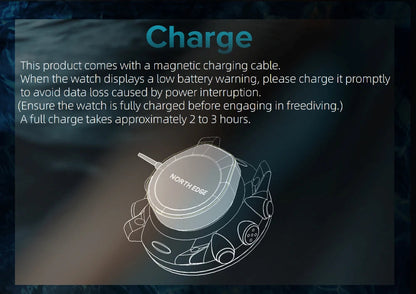 NORTH EDGE APACHE-D Montre Digitale Sportive pour Homme - Montre de Plongée, Outdoor, 100M Étanchéité, Altimètre, Baromètre, Boussole BLACKBEARD OUTDOOR INDUSTRIES