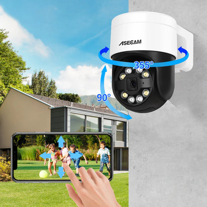 Caméra IP PoE 4K 8MP PTZ – Détection Faciale IA, Vision Nocturne Couleur, H.265, IP66 - BLACKBEARD OUTDOOR INDUSTRIES
