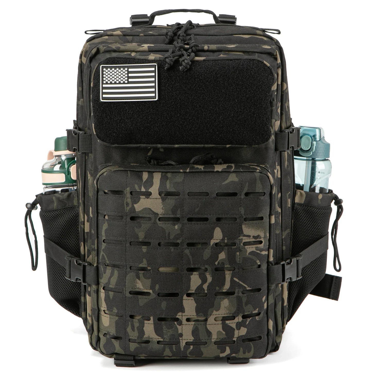 Sac à Dos Tactique Outdoor 25L/45L – Laser Cut MOLLE, Rucksack Polyvalent pour Homme et Femme - BLACKBEARD OUTDOOR INDUSTRIES