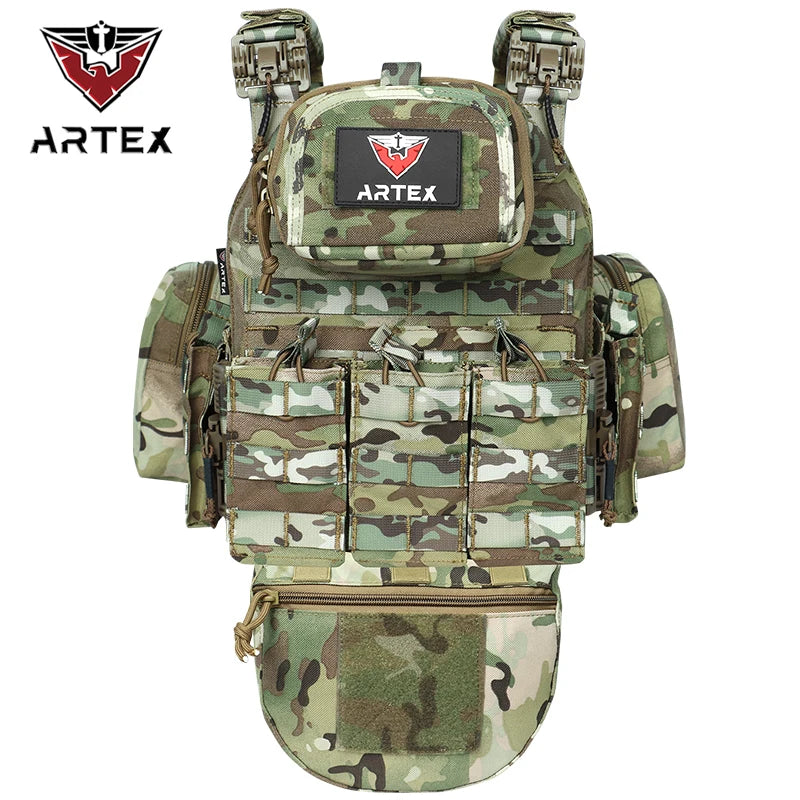 porte plaque Artex Quick Release MOLLE 1000D - BLACKBEARD OUTDOOR INDUSTRIES