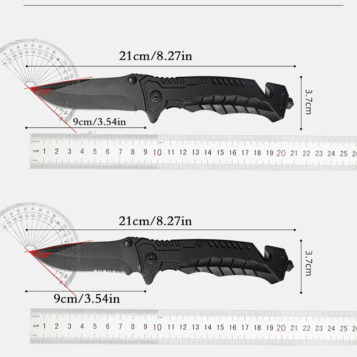 Multi functional outdoor camping knife with safety lock, foldable blade and sharp pocket tactical knife, suitable for fishing BLACKBEARD OUTDOOR INDUSTRIES