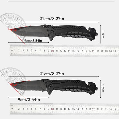 Multi functional outdoor camping knife with safety lock, foldable blade and sharp pocket tactical knife, suitable for fishing BLACKBEARD OUTDOOR INDUSTRIES