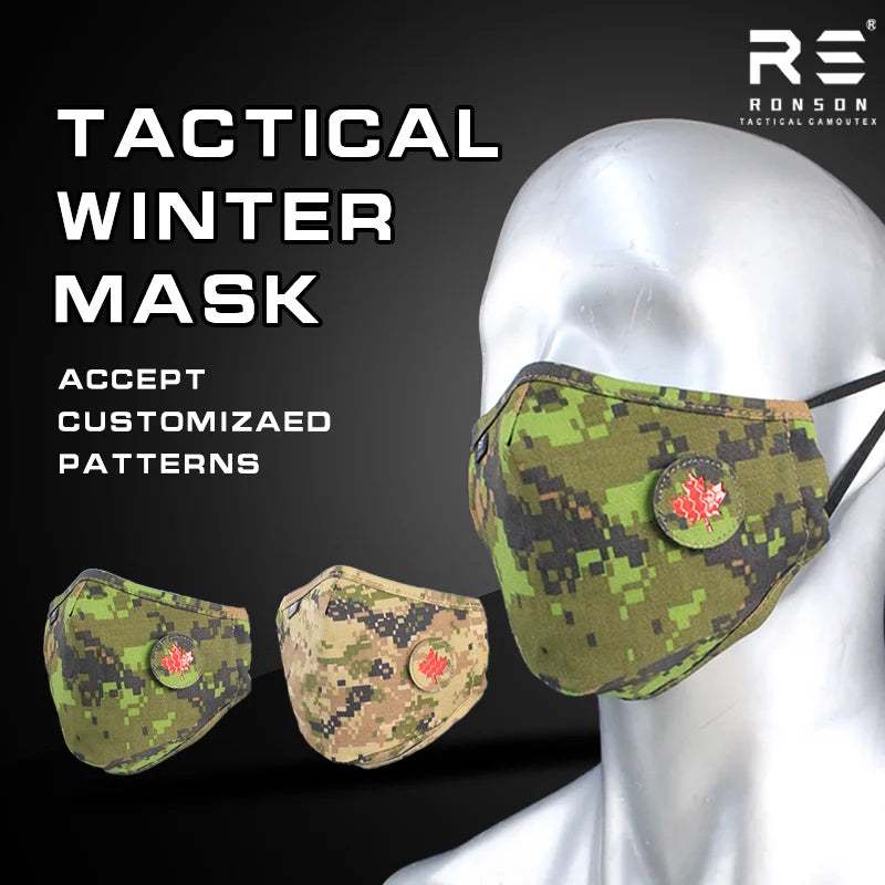 Masque Tactique Camouflage CADPAT — Protection Visage Outdoor - BLACKBEARD OUTDOOR INDUSTRIES