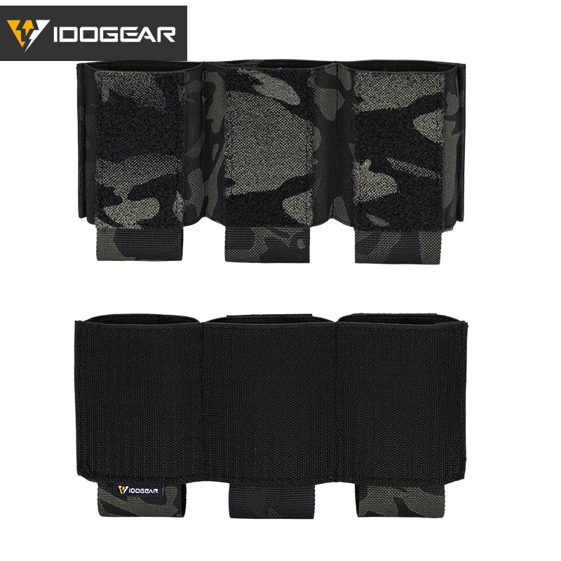 Poche à Chargeurs Tactique 5.56 Triple IDOGEAR – Modèle DOPE avec Fixation Élastique Hook & Loop - Référence 3598 - BLACKBEARD OUTDOOR INDUSTRIES