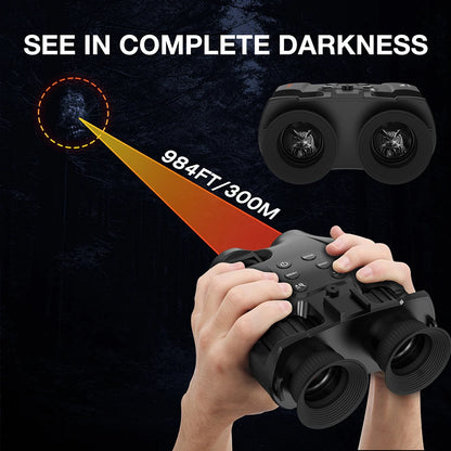 Lunette de Vision Infrarouge Numérique 300M HD