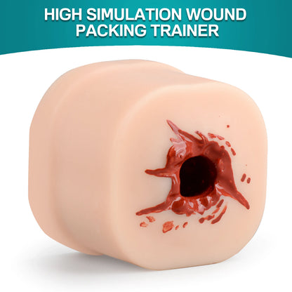 Simulateur de Plaie – Kit Formation Contrôle Hémorragie & Pansement Compressif (Stop the Bleed)