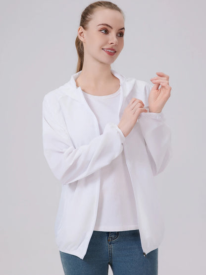 Veste coupe-vent femme anti-UV ultra légère, randonnée et sport