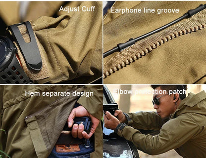 Veste M65 Tactique Militaire Homme – Hiver | Imperméable, Polaire, Chaude & Résistante - BLACKBEARD OUTDOOR INDUSTRIES