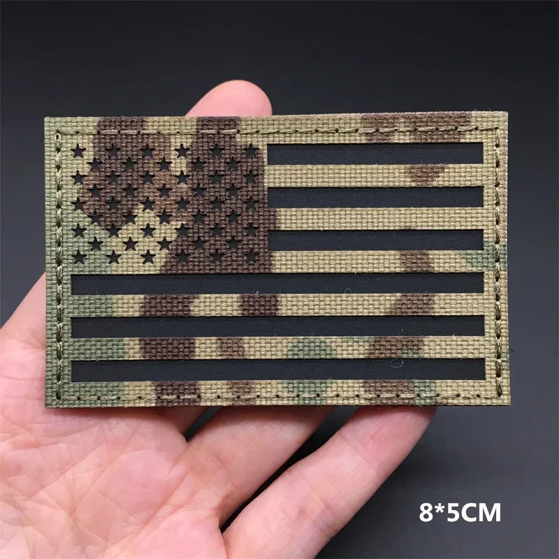 Patches Drapeaux Nationaux 3D Multicam – Réfléchissant IR, Découpe Laser, Hook & Loop | Tactique, Airsoft, DIY | 45+ Pays - BLACKBEARD OUTDOOR INDUSTRIES