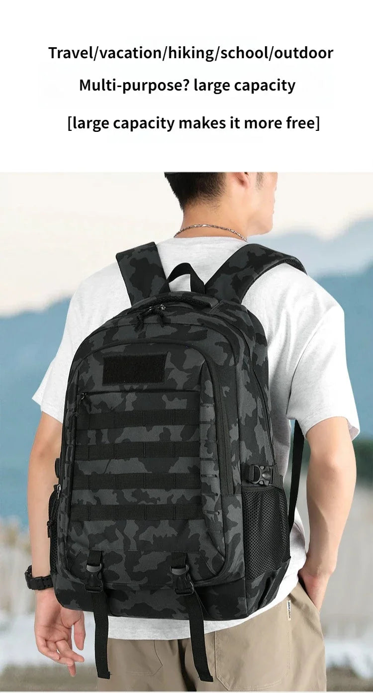 Sac à Dos de Voyage et Camping pour Homme – Grande Capacité, Nylon Résistant, Idéal Randonnée, Chasse et Trekking - BLACKBEARD OUTDOOR INDUSTRIES