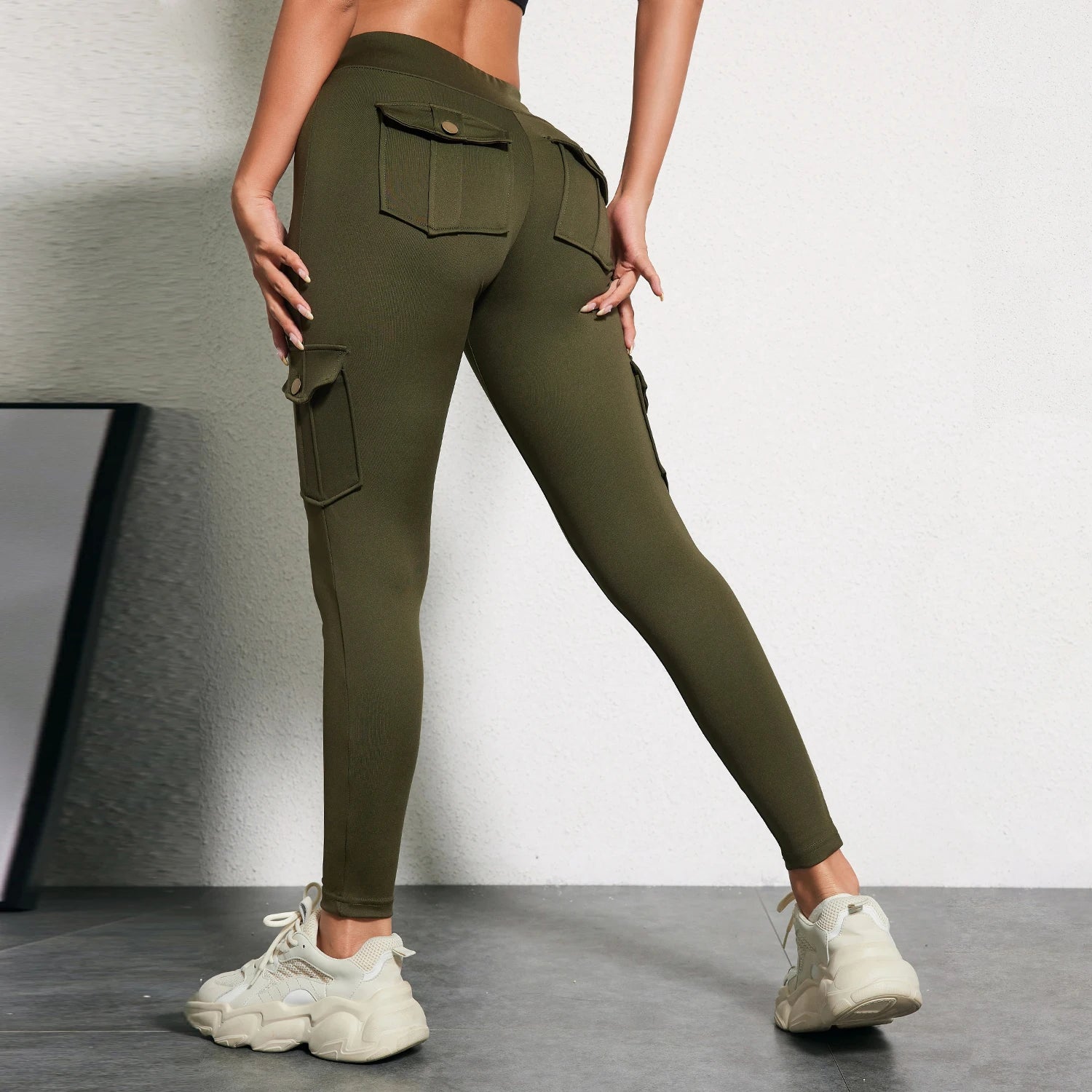 Legging Yoga Femme Sans Coutures Taille Haute – Poche, Gainant, Butt Lift - BLACKBEARD OUTDOOR INDUSTRIES