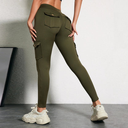 Legging Yoga Femme Sans Coutures Taille Haute – Poche, Gainant, Butt Lift - BLACKBEARD OUTDOOR INDUSTRIES