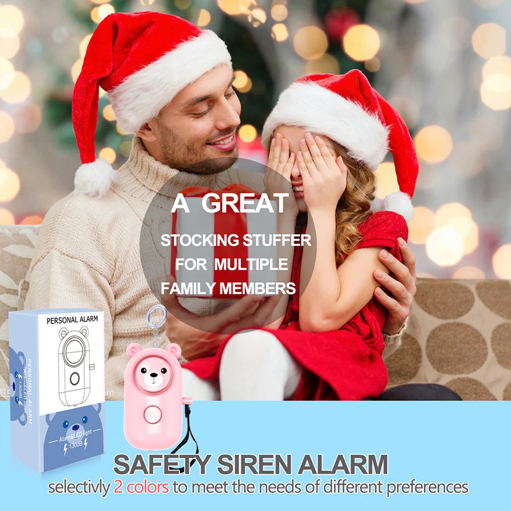 Self Defense Alarm 130DBAnti-wolf Girl Child Women Security Protect Alert Personal Safety Scream Loud Emergency Alarm Keychain BLACKBEARD OUTDOOR INDUSTRIES