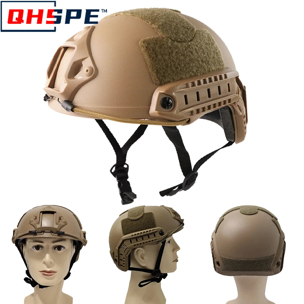 Casque tactique FAST MICH2000 airsoft ABS léger - BLACKBEARD OUTDOOR INDUSTRIES