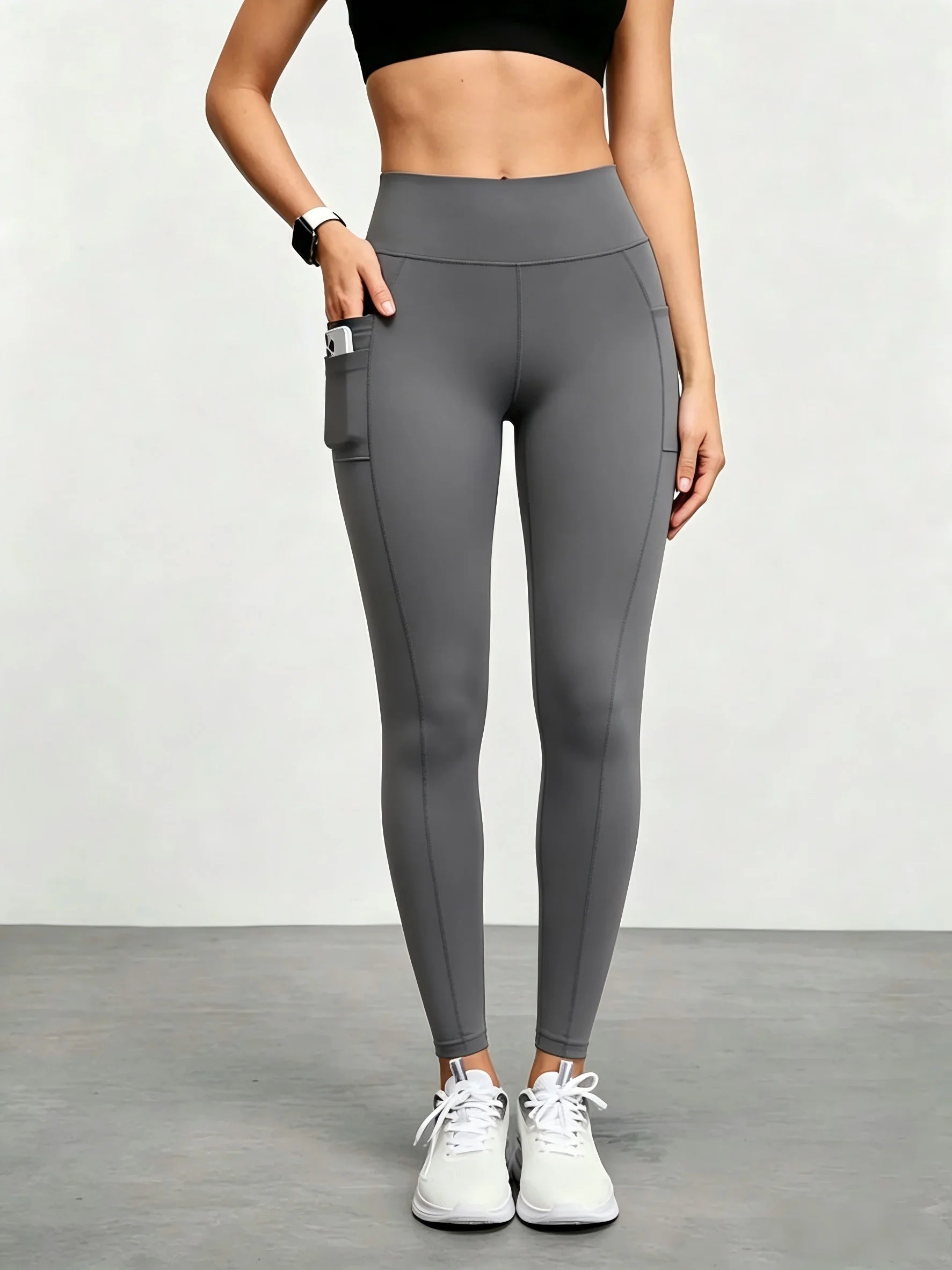 Legging Yoga Femme Taille Haute – Poche Téléphone, Gainant, Anti-Squat - BLACKBEARD OUTDOOR INDUSTRIES
