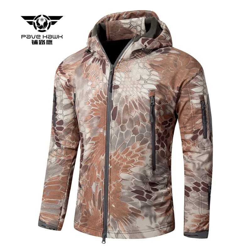 Veste Softshell Homme Shark Skin - Chaude, Respirante et Résistante aux Intempéries - BLACKBEARD OUTDOOR INDUSTRIES