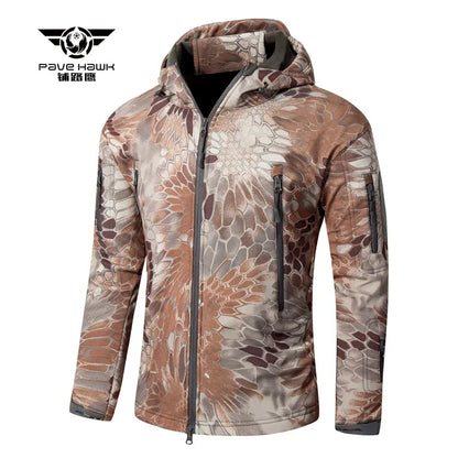 Veste Softshell Homme Shark Skin - Chaude, Respirante et Résistante aux Intempéries - BLACKBEARD OUTDOOR INDUSTRIES