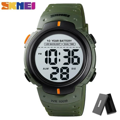 SKMEI 1560 – Montre Digitale Homme 100M Étanche - BLACKBEARD OUTDOOR INDUSTRIES