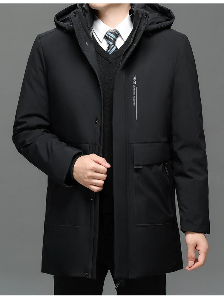 Parka Homme d'Hiver avec Col à Capuche, Résistante à l'Eau et au Vent - Confort et Chaleur -40°C BLACKBEARD OUTDOOR INDUSTRIES