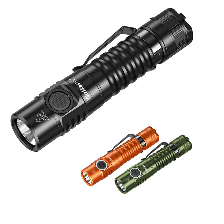 Wurkkos FC11C – Lampe Torche EDC 18650 Nichia 519A, 1200 lm, IP68, Rechargeable USB-C, Queue Magnétique