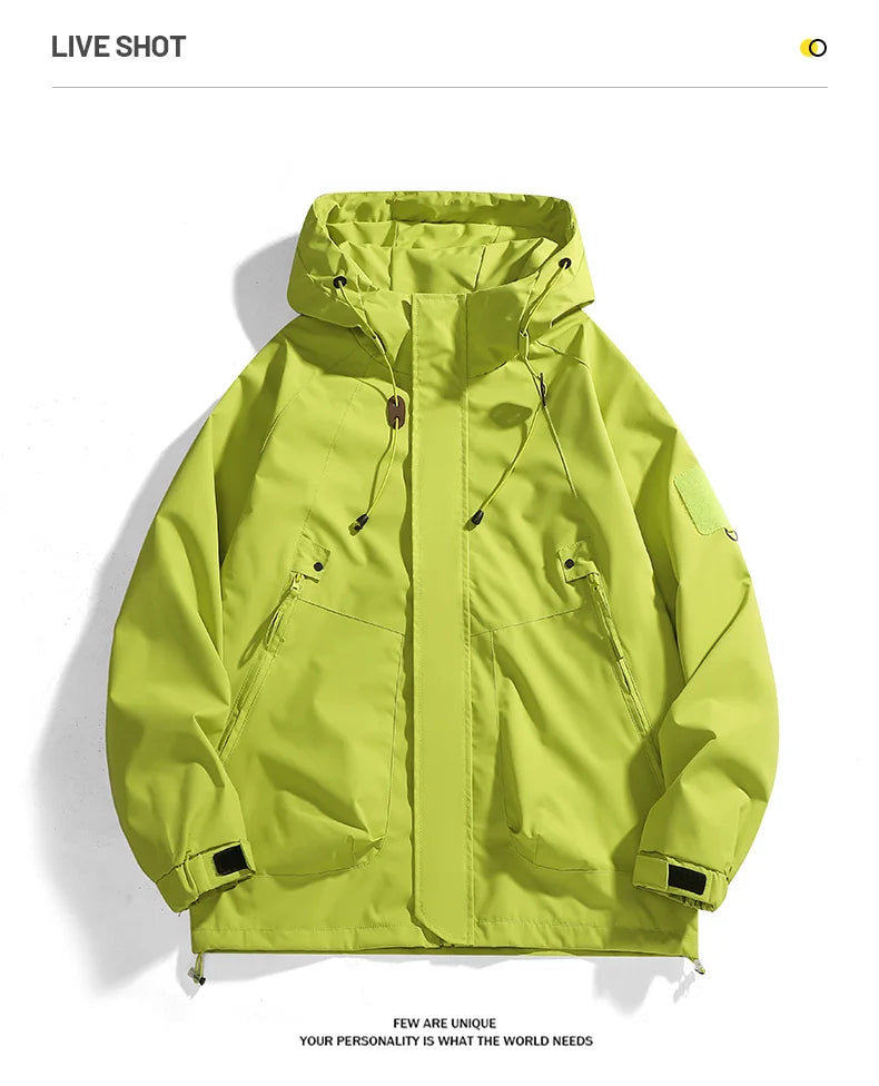 Veste Imperméable Unisexe CHRLCK – Coupe-Vent Respirante et Séchage Rapide pour Randonnée, Pêche et Camping - BLACKBEARD OUTDOOR INDUSTRIES