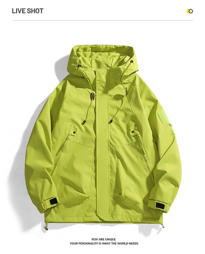 Veste Imperméable Unisexe CHRLCK – Coupe-Vent Respirante et Séchage Rapide pour Randonnée, Pêche et Camping - BLACKBEARD OUTDOOR INDUSTRIES