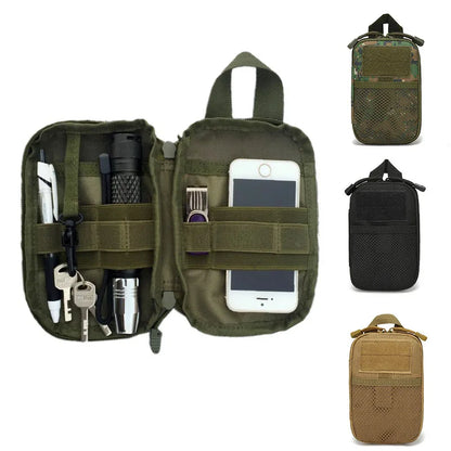 Pochette EDC MOLLE tactique pour ceinture et téléphone