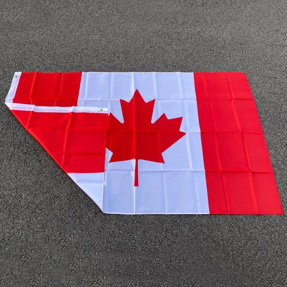 Drapeau du Canada 90x150 cm – Bannière en Polyester (Intérieur et Extérieur) BLACKBEARD OUTDOOR INDUSTRIES