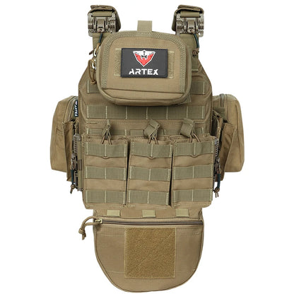 porte plaque Artex Quick Release MOLLE 1000D - BLACKBEARD OUTDOOR INDUSTRIES