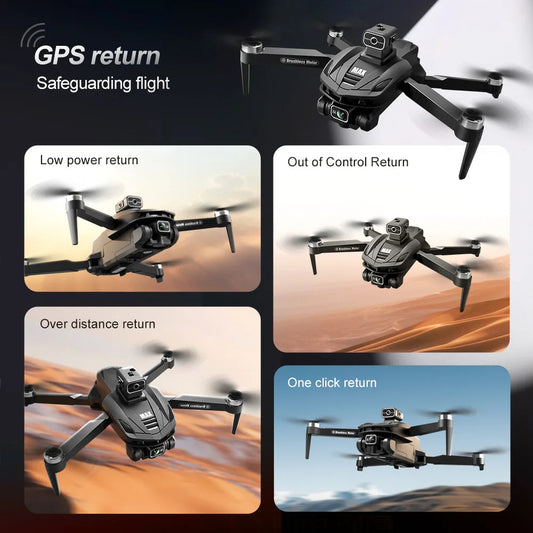 2025 V168 Pro MAX GPS Drone 8K Professional HD Camera 5G WIFI FPV 360° Ma boutique