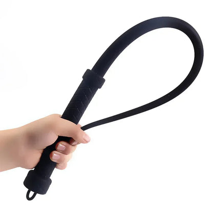 Fouet souple en caoutchouc 60 cm, type nagaïka