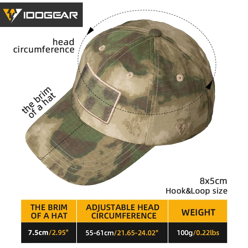 Casquette tactique IDOGEAR respirante waterproof - BLACKBEARD OUTDOOR INDUSTRIES