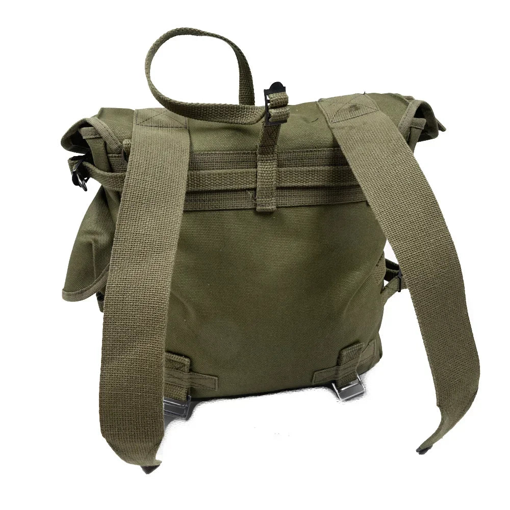 Sac a dos militaire M1945 vintage | Ensemble de sacoches canvas vert armée, grande capacité - BLACKBEARD OUTDOOR INDUSTRIES