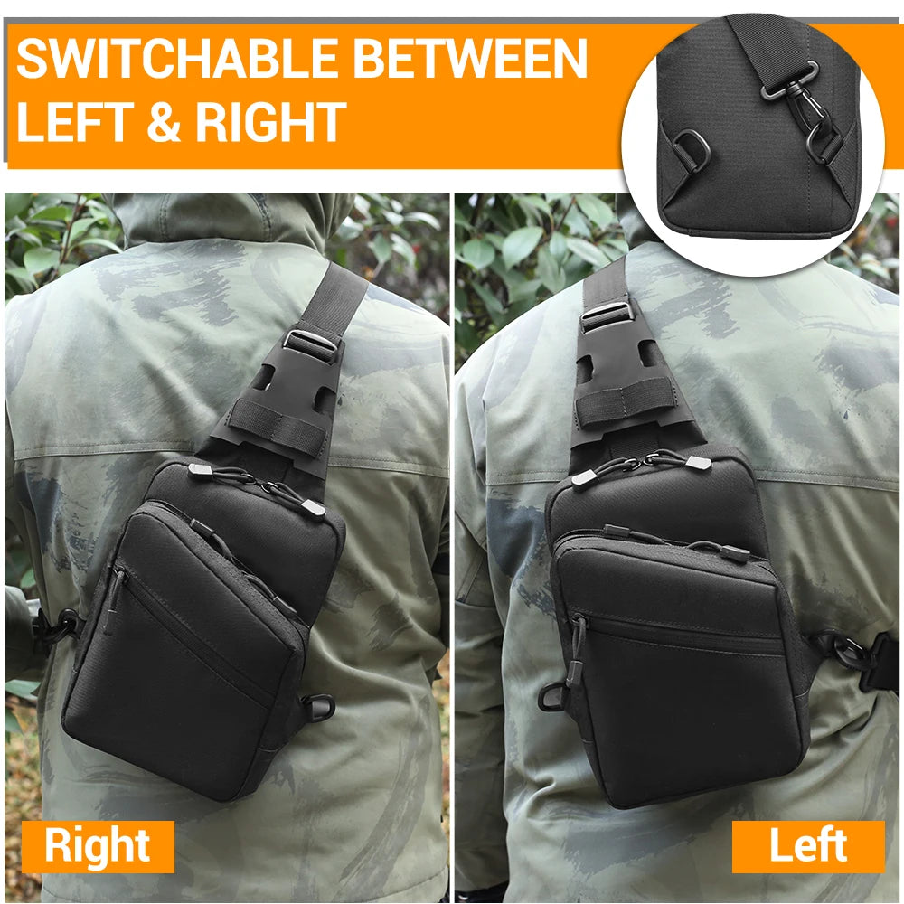 Sacoche holster pour arme de poing, police en civil