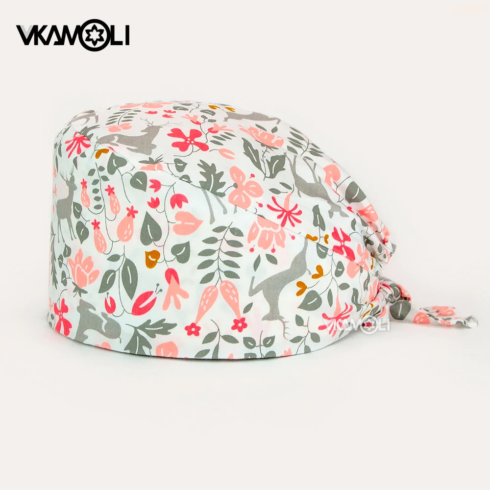 Chapeau Médical Imprimé pour Infirmières - Casquette de Scrub pour Femmes et Hommes, Uniforme Médical. - BLACKBEARD OUTDOOR INDUSTRIES